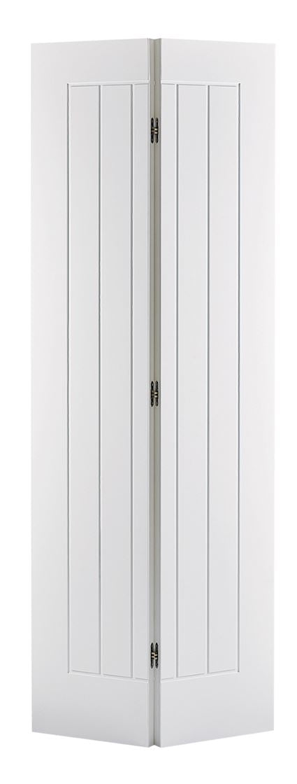 White Mexicano Bifold Internal Bifold Door