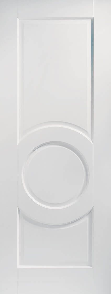 White Montpellier Primed Internal Door