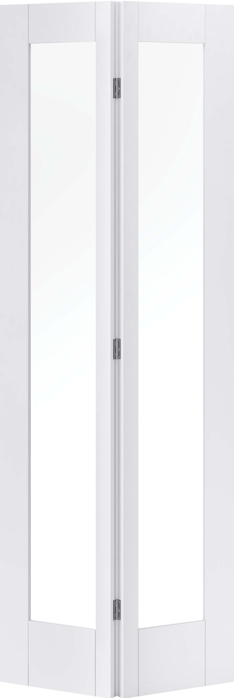 White Primed Pattern 10 Glazed Internal Door
