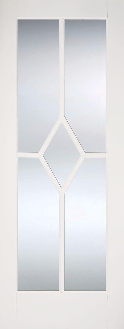 White Reims Glazed Primed Internal Door