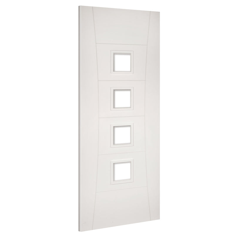 Pamplona White Primed Glazed Internal Door